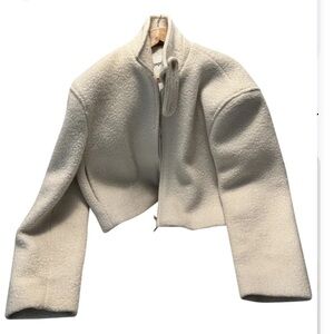 Papermoon Cream Teddy Jacket L